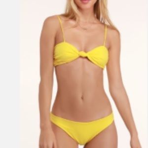Lulus yellow bikini